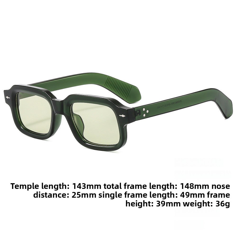 Gafas de Sol Cuadradas UV400 - 44 Combinaciones de Montura y Lente