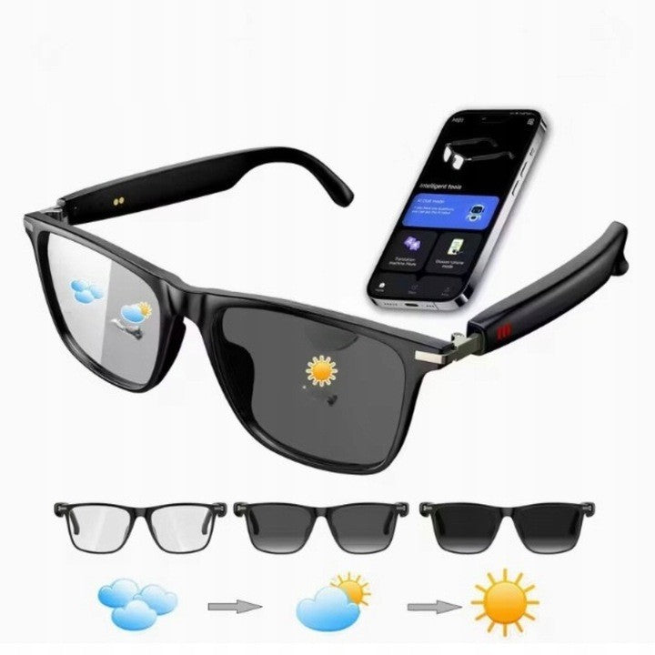 Gafas Inteligentes con Traducción IA y Bluetooth - Fotocromáticas