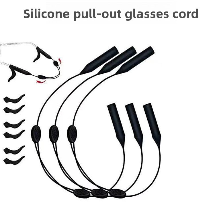 Cordón Ajustable Antideslizante para Gafas - Niños y Adultos
