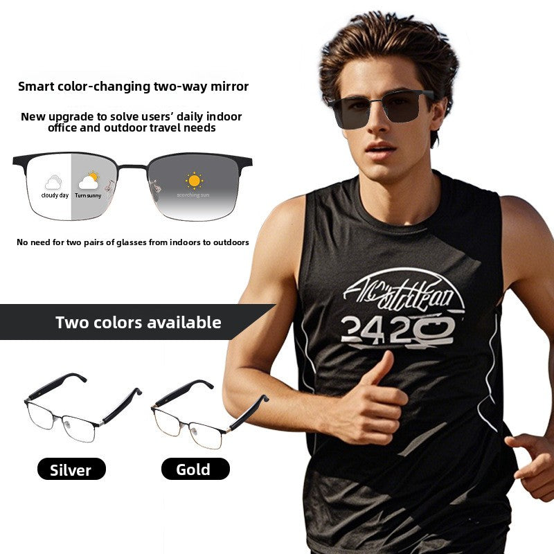 Gafas Inteligentes con Traducción IA y Bluetooth - Fotocromáticas