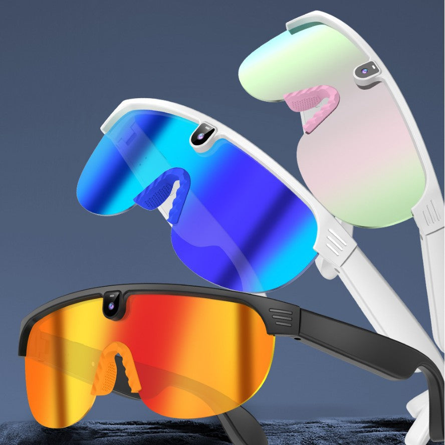 Gafas Deportivas Inteligentes - Cámara con IA, Bluetooth y Voz