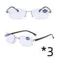 Gafas para Leer con Bloqueo de Luz Azul Dual y Diseño de Corte de Diamante