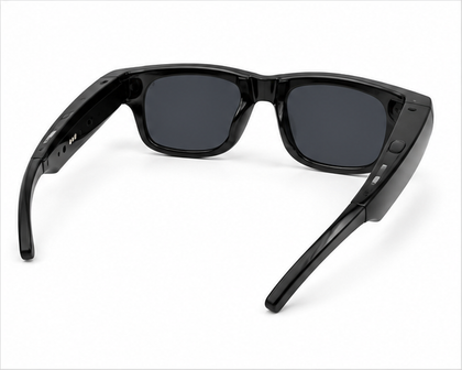 Gafas inteligentes E03 negras - vista trasera