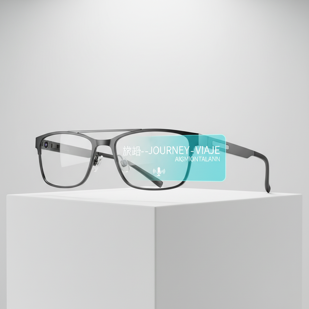 Gafas inteligentes E03 con cámara y traducción con IA